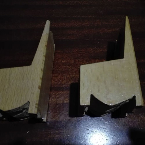 Wooden pencil holders used, set of 2 from Metsovo