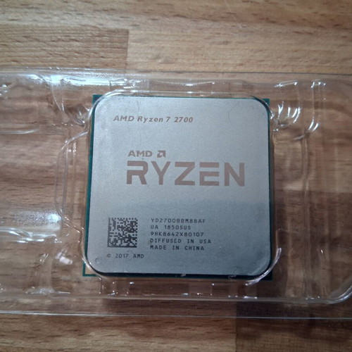 AMD Ryzen 7 2700 processor, 8 cores, 16 threads, AM4 socket