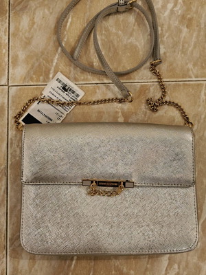Juicy Couture leather silver handbag new
