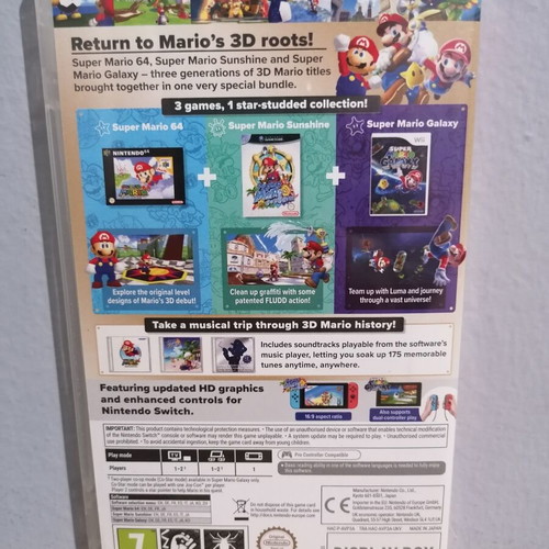 Super Mario 3D All Stars cover used, for Nintendo Switch