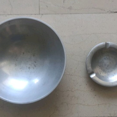 Tin useful items used, set of 2 pieces