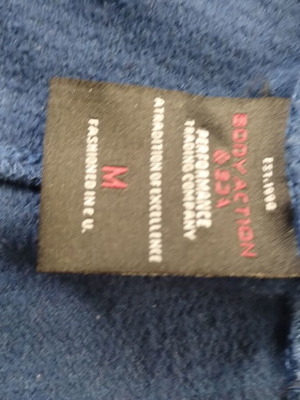 Body Action pants size M blue like new