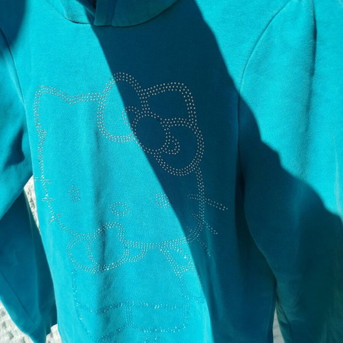 H&M sweatshirt like new, turquoise, size 12-14