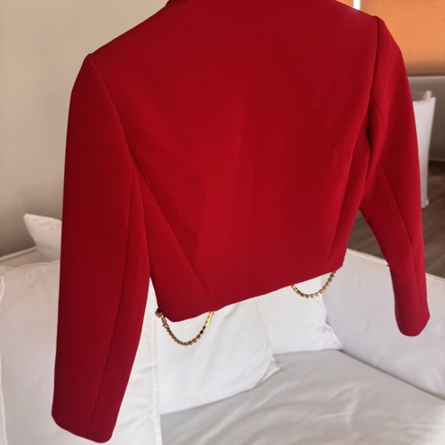 Elisabetta Franchi jacket like a new, red and gold