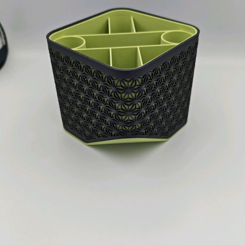 Pencil holder new with adjustable tilt made by 3d printer