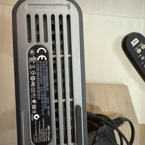 Western Digital TV HD Media Player WDAVP00BE used