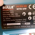  BULLE – 63466 Σταθερό Φαλτσοπρίονο Radial 1800W / 305mm