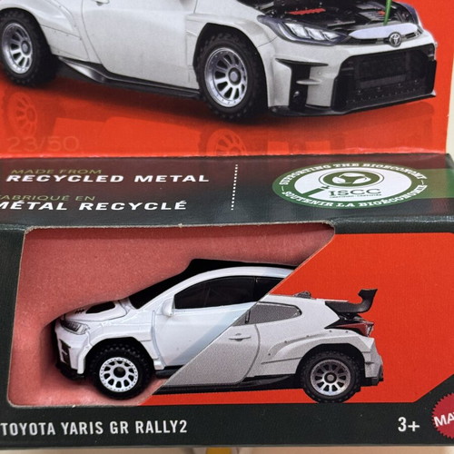 Matchbox Moving Parts 2024 Toyota Yaris GR Rally2 die-cast model new, sealed