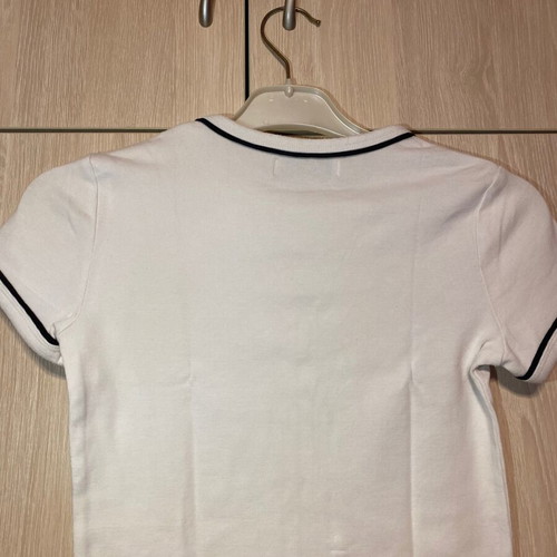 Bershka top white like new, size S