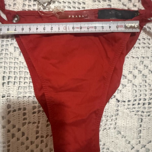 Prada bikini new, red, cotton