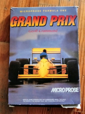 Commodore Amiga Formula One Grand Prix used, racing
