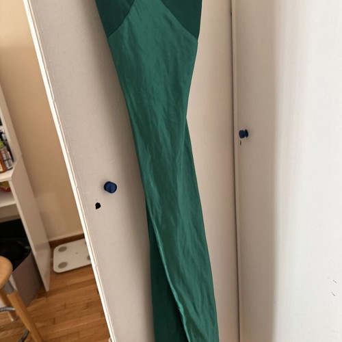 Mango green long dress like new, size S