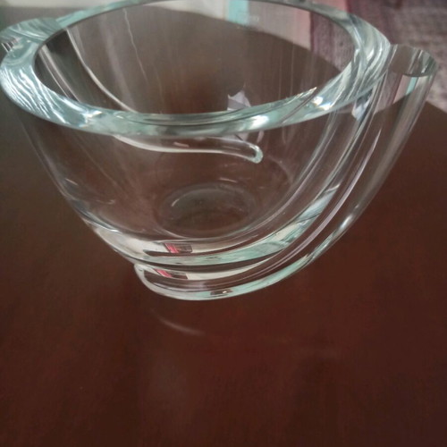 KROSNO crystal container used, Polish crystal