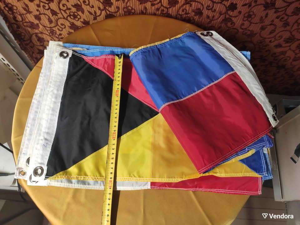 Σημαίες Ναυτικός Κώδικας 26 Γράμματα 30Χ50εκ μεταχειρισμένες