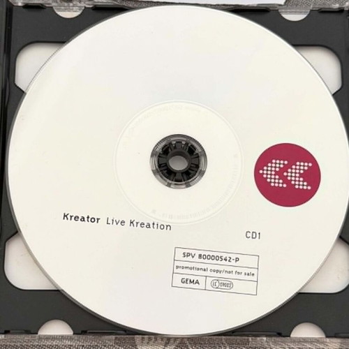 Kreator Live Kreation 2-CD like new, metal