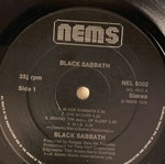 Black Sabbath πρώτο άλμπουμ 1976 UK έκδοση βινύλιο μεταχειρισμένο, μέταλ