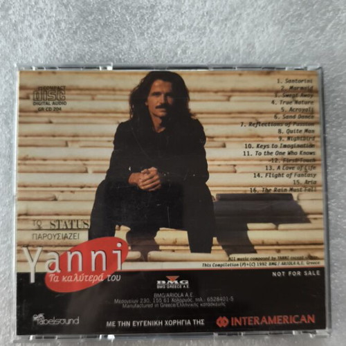 Yanni Ta Kalytera Tou CD like new, electronic