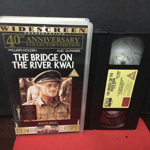 The Bridge On The River Kwai VHS used, English version without subtitles