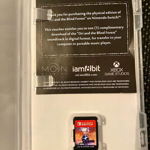 Ori and the Blind Forest Definitive Edition Nintendo Switch like new