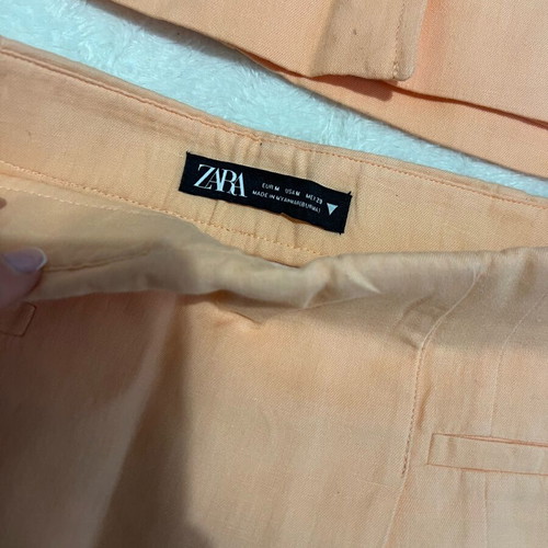 Zara blazer and shorts set like new, orange