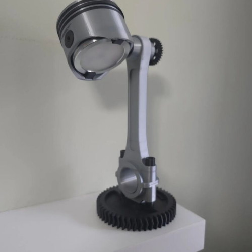 Piston and connecting rod lamp new modern USB LED table light