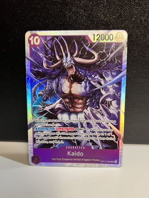 One Piece TCG Kaido card OP17-063 V.1 Super Rare