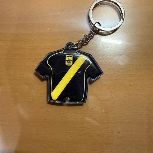 Aris FC official keychain jersey shape, brand new