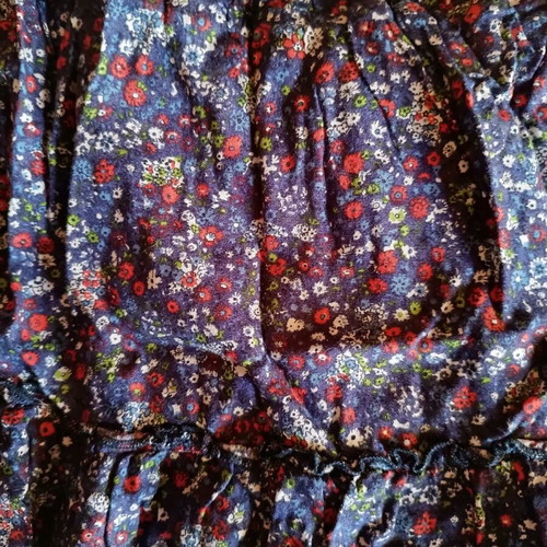 Skirt short used, airy with integrated belt size M