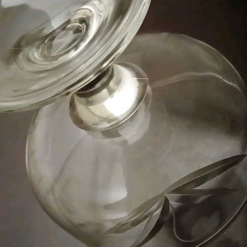 Vintage stemmed glasses set of 6 like new