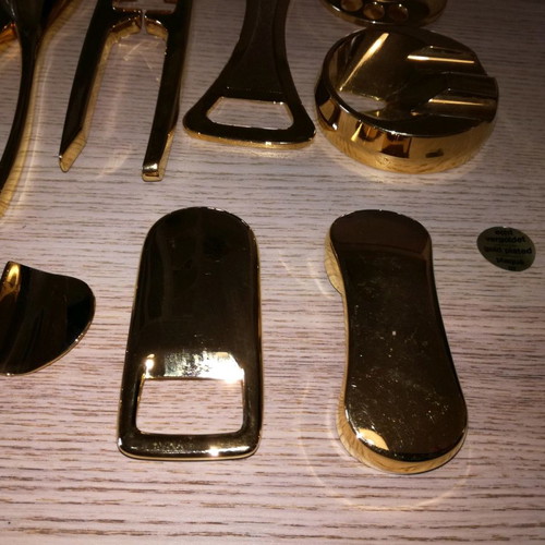 Gold-plated kitchen set new, 31 pieces, German