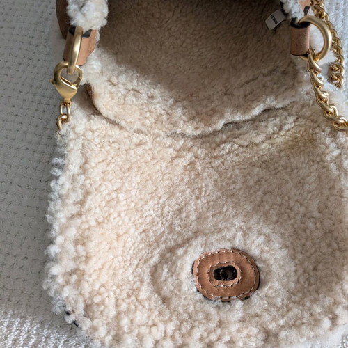 UGG crossbody bag like new, beige and brown
