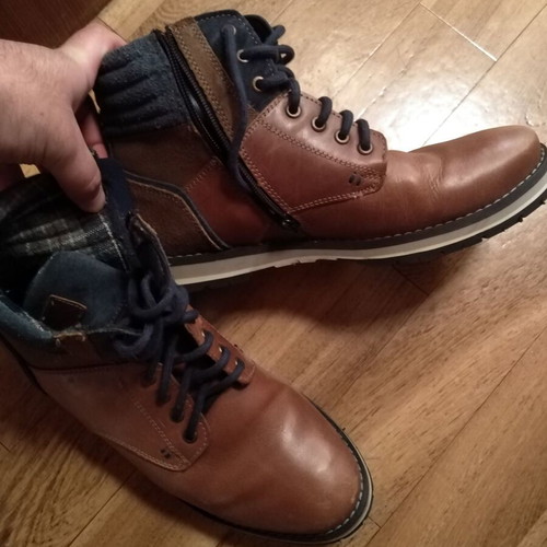 Giorgio Rinaldi men's boots like new, blue and brown