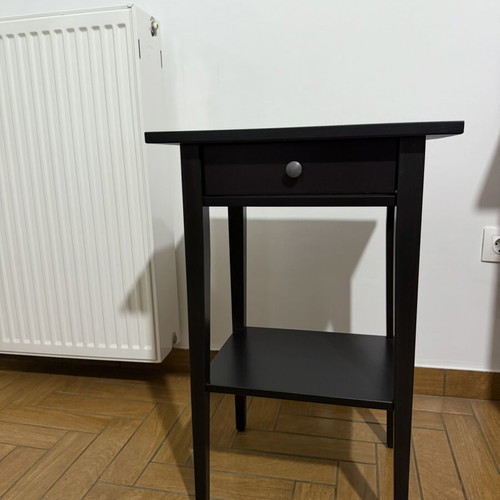 IKEA Hemnes nightstand with drawer, dark brown or red, set of 5
