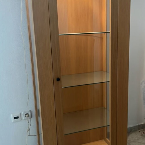 Showcase Italian wood modern design like new