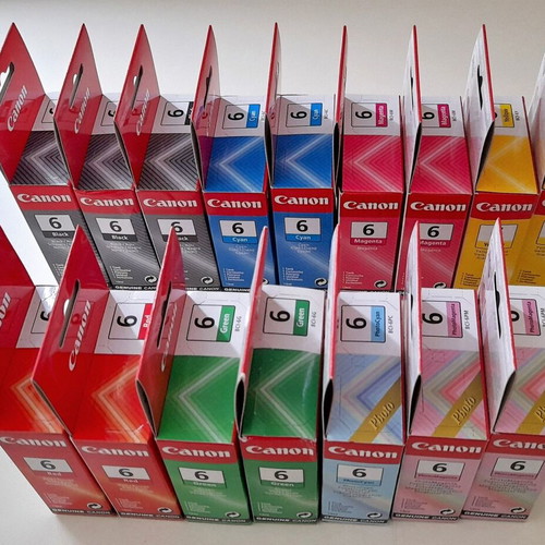 Canon BCI-6 ink cartridges new, pack of 16