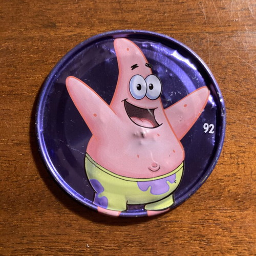 Chipicao SpongeBob Patrick Star metal cap tazo number 92