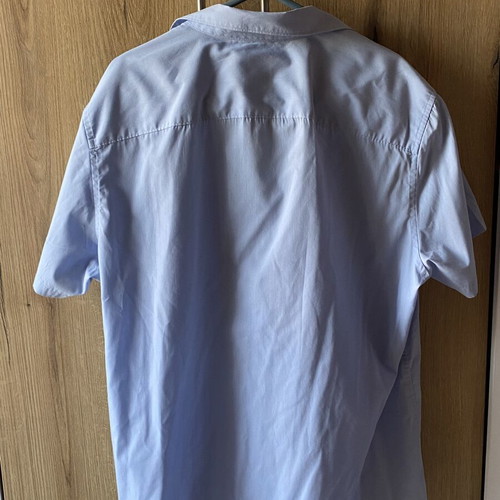 Men's Light Blue Short Sleeve Shirt Sinsay XXL Regular Fit like new