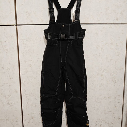Motorcycle riding salopettes with removable protectors and lining, small women's size