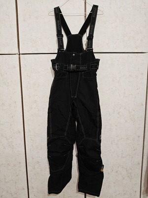 Motorcycle riding salopettes with removable protectors and lining, small women's size