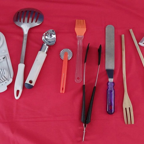 Kitchen tools like new, set of 10+1