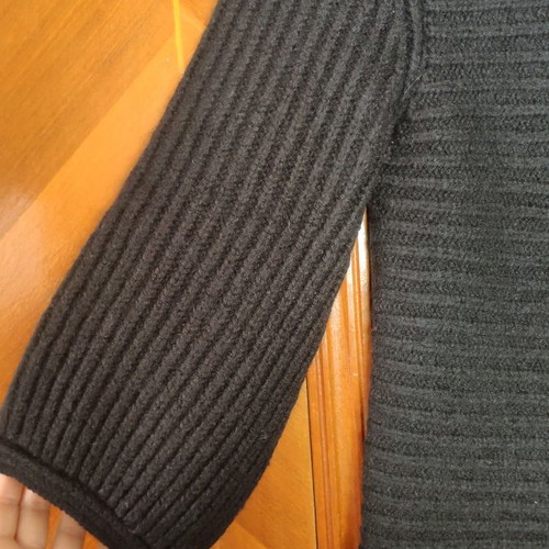 Albertini wool cardigan used, size S, black