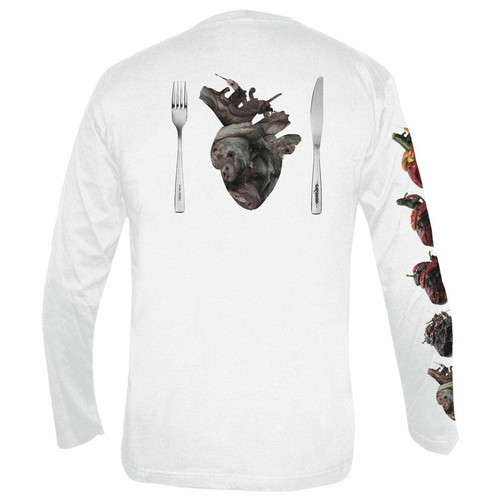 Carcass Torn Arteries long sleeve t-shirt, large, Fruit of the Loom