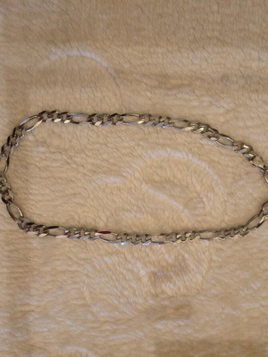 Silver 925 Choker Necklace New, Thick Chain 45 cm