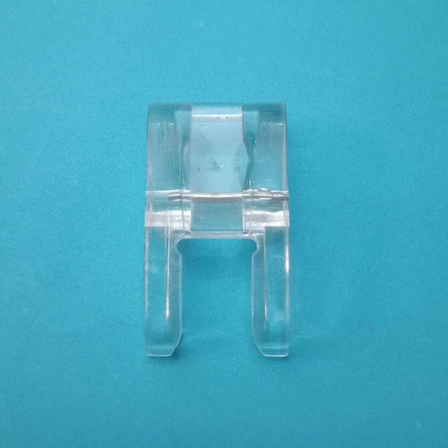 Transparent foot for applique and home sewing machine new