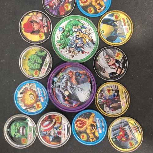 Marvel metal caps used