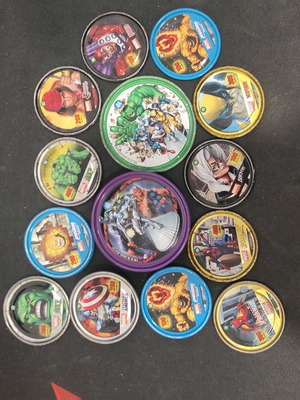 Marvel metal caps used