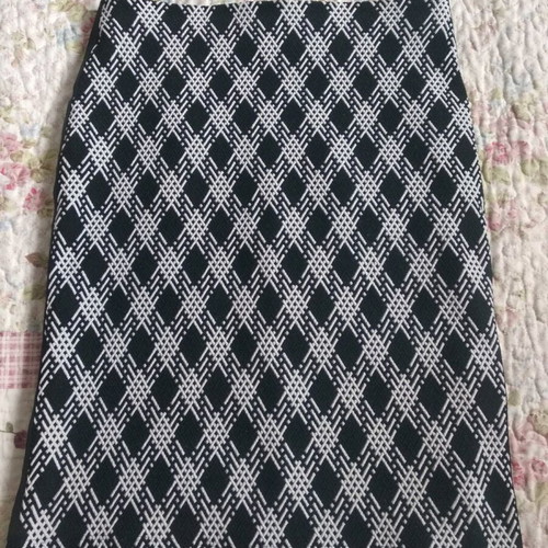 Taifun checked skirt like new, black and white, size S