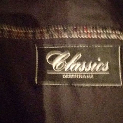 Men's checked jacket used Classics Debenhams pure new wool