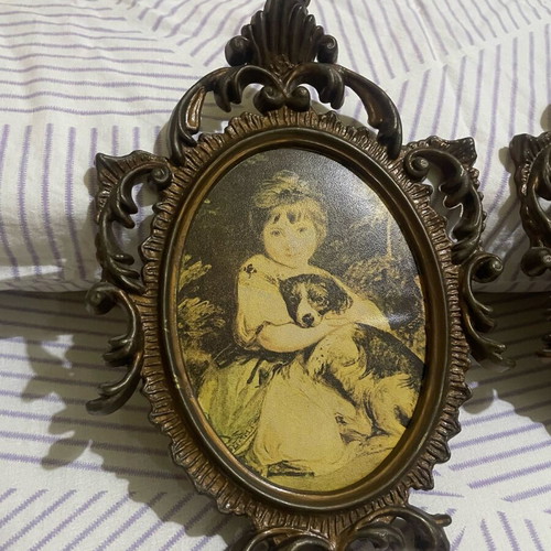 Vintage plaques like new, set of two