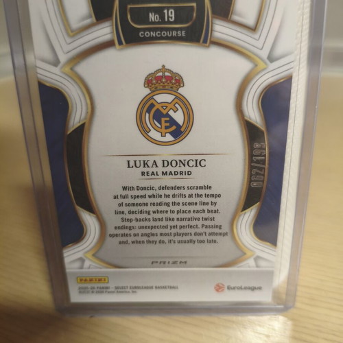 Luka Doncic 62/199 Concourse card new